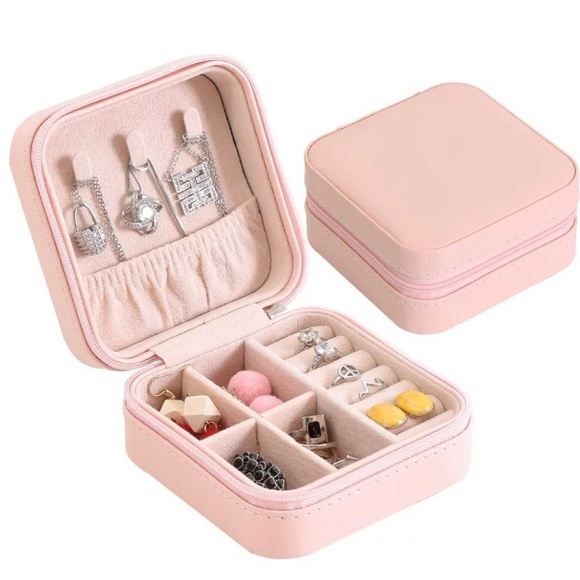 Jewelry Travel/Storage Case - Light Peachy Pink - Picture 3 of 3